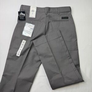 Tom Sawyer  Pleated Size 34 X 30 Husky Gray Pants School Uniform NWT